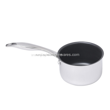 Non-Stick Texture 2.5mm Tri-Ply Stainless Steel Frypan